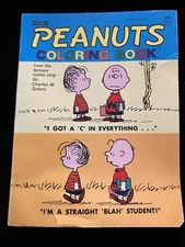 Peanuts Coloring Book. Artcraft.   C. 1971  SAALFIELD Publishing. Uncolored.