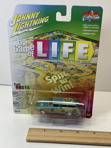 Chevy 1965 vagón de 2 puertas Life Pop Culture R4 Johnny Lightning diecast 2022 - Imagen 13 de 13