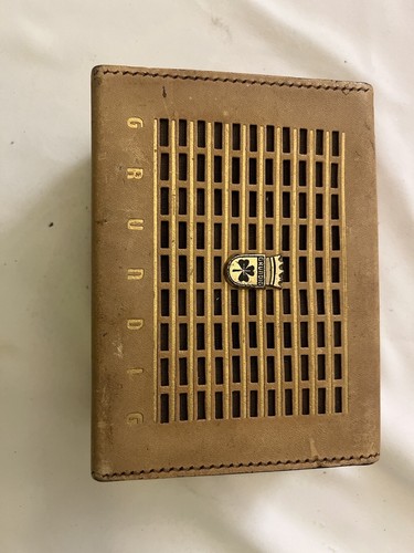 Grundig German Radio Model Music Transistor Box Pouchette Untested Collectible - Picture 2 of 9