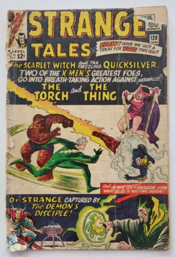 Strange Tales #128 PR   1st Series   1ST APP OF DEMONICUS!!!   KEY ISSUE!!!