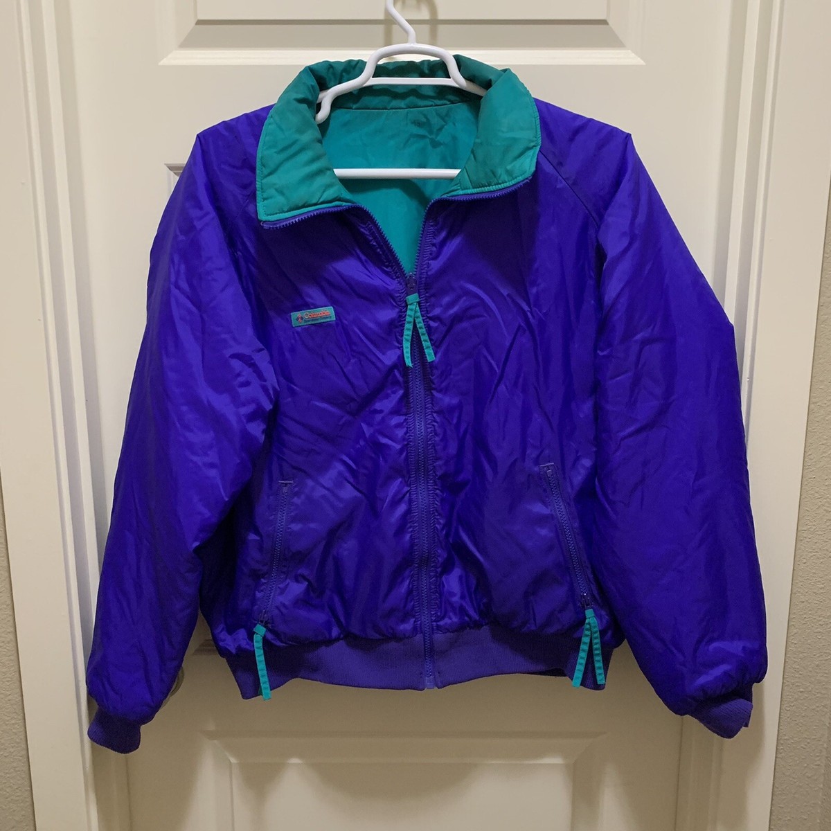 VTG Columbia Mens Reversible Jacket Thinsulate XL Radial Sleeve