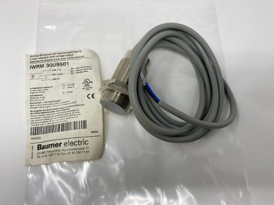 Baumer Electric IWRM 30U9501 Inductive Proximity Linear Sensor W/Voltage Output