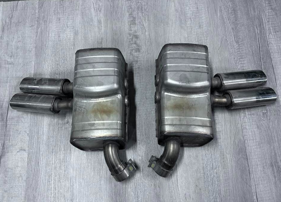 02-07 MASERATI SPYDER 4.2 LEFT/RIGHT EXHAUST MUFFLER OEM# 205 7905 001
