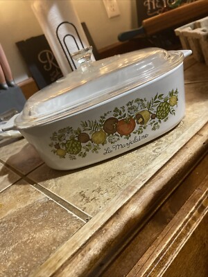 corning ware spice of life casserole dish