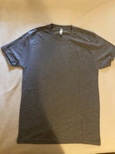 Next Level Men's Tri-Blend Crew Neck Tee NWOT Heather Gray Medium