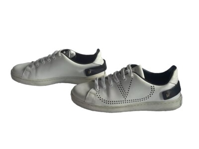 Valentino Garavani Backnet Rockstar V Logo Low Top White Sneakers ~ IT 37 US 7
