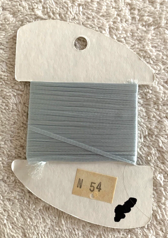 Rainbow Gallery Neon Rays Needlepoint Ribbon Rayon 1 Card 10 yards N 54 Blue - Image 2 of 4