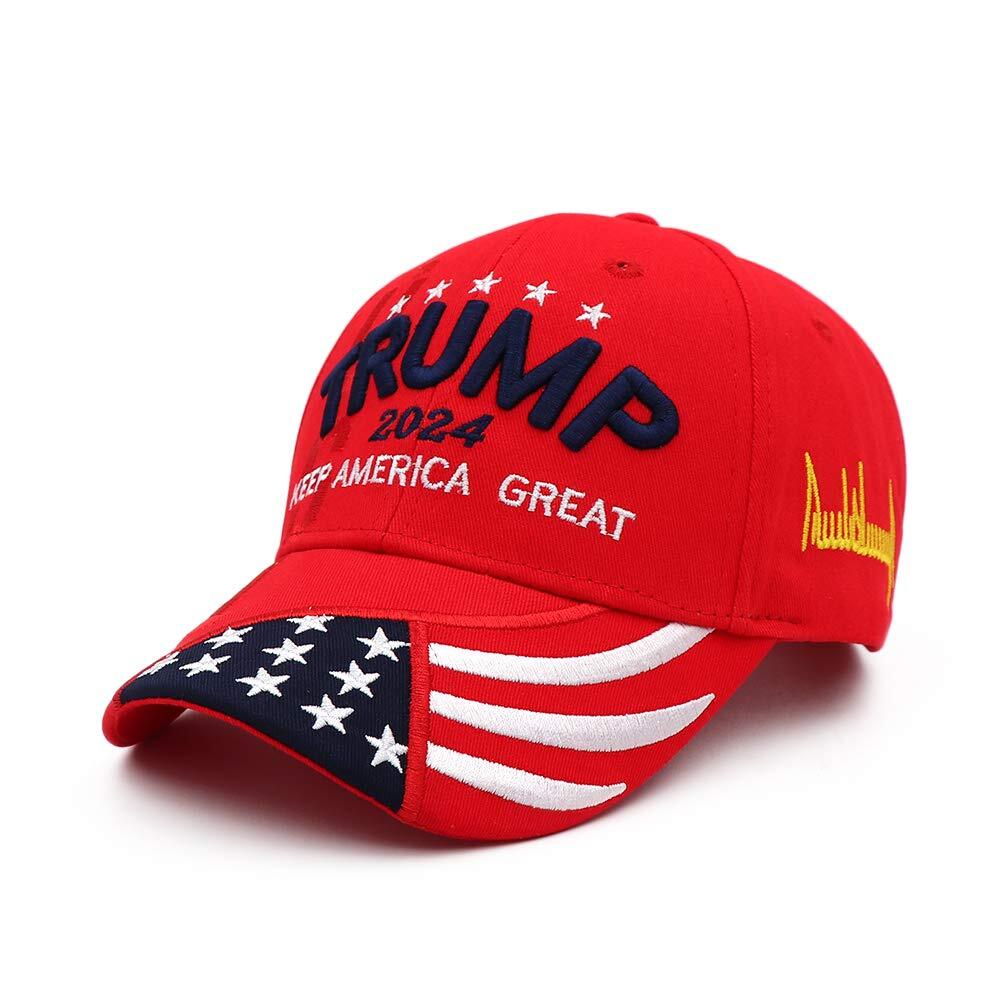 Trump 2024 Hat, Donald Trump 2024 Cap Keep America Great MAGA USA Embroidery ...