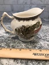 Vtg Johnson Bros. the friendly village Harvest time England creamer