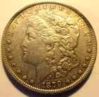 1879 P Morgan Silver Dollar, EF (79PEW1) FREE SHIPPING