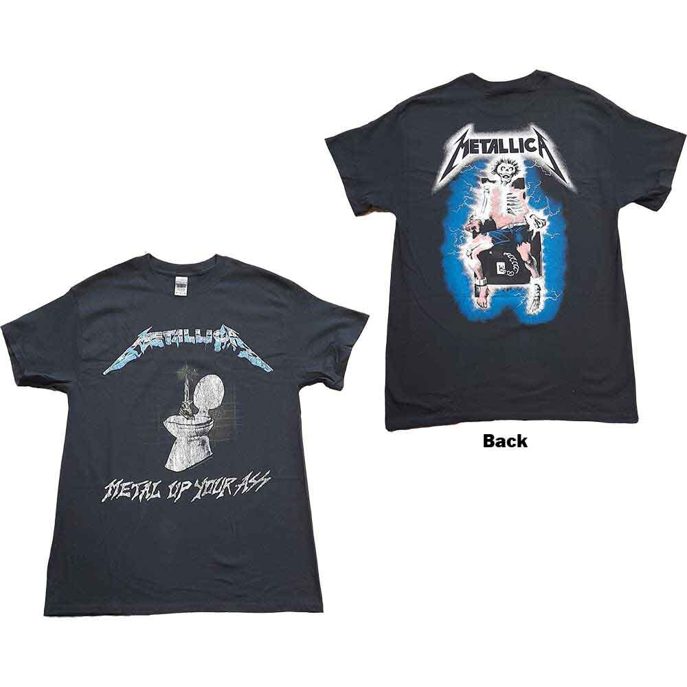 Metallica Metal Up Your Ass T-Shirt Black New