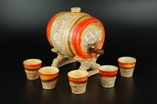 Schnapsfass aus Keramik Schnapsflasche Schnapsspender