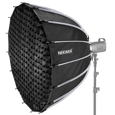 120cm Parabolic Softbox Quick Setup Quick Folding mit Diffusoren