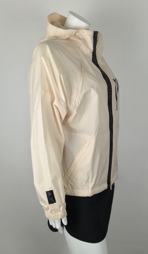 Adidas Women’s W.N.D. Parley Jacket NWT Ivory Lightweight Water Repellent - Picture 10 of 12