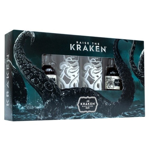 The Kraken Experience Spiced Rum Gift Set - Alcohol Miniatures, Christmas Gifts - Picture 4 of 8