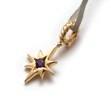 DAVID YURMAN Amethyst 18K Gold 15mm North Sta...