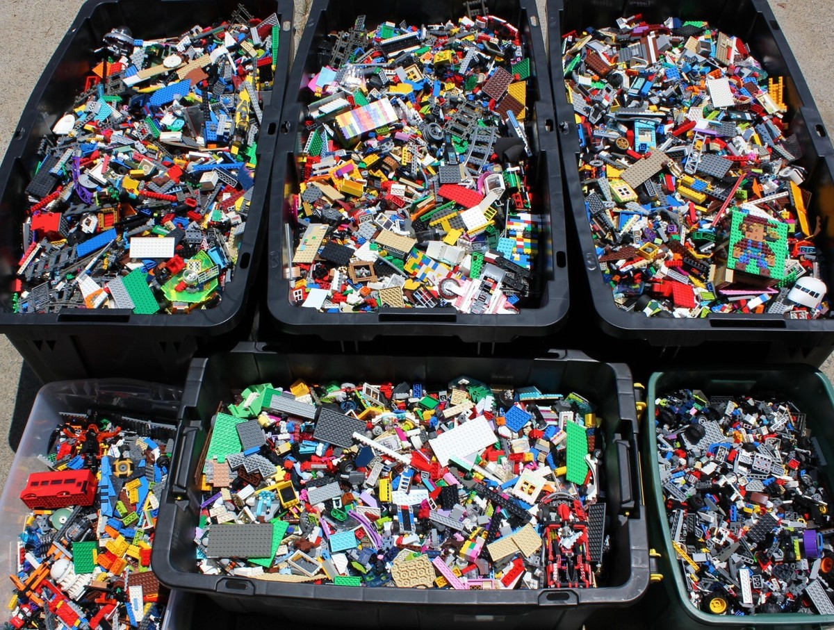 LEGO LBS By The Pound SORTED WASHED BRICKS DISCOUNT FOR MORE THAN  LB