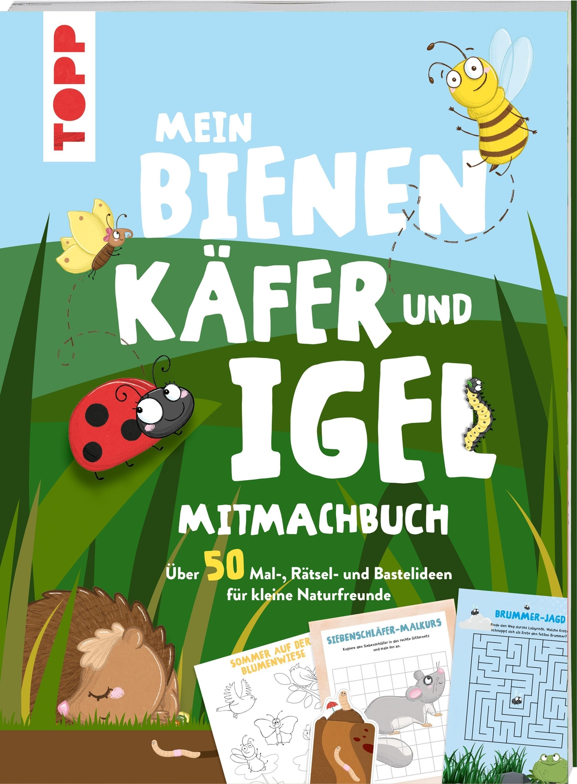 Thumbnail - Mein Bienen, Käfer Und Igel-mitmachbuch Christine Schlitt Taschenbuch