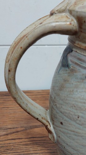 Signed Studio Art Pottery hand thrown Pitcher - Picture 12 of 20