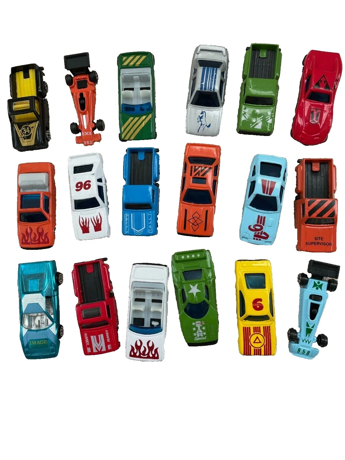 Многоцветные 1980 год год выпуска автомобиля винтажные литые автомобили, грузовики и фургоны