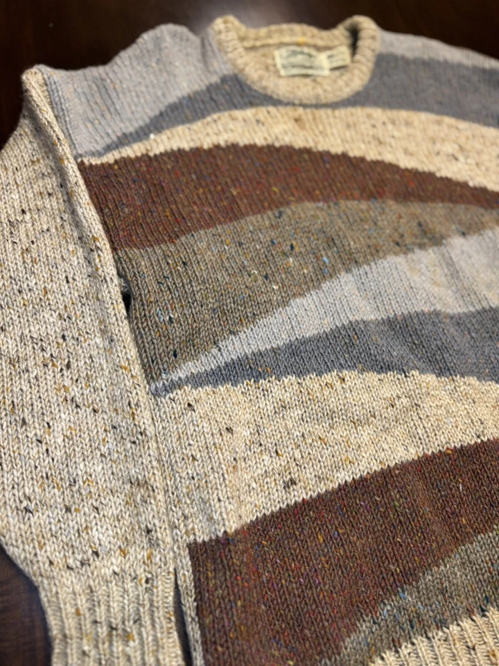 Suéter Heritage Ireland Hecho a Mano Intarsia Lana Pura Tejido con Cable para Hombres 44 Foto 3 de 4