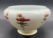 Royal Rochester Fraunfelter Art Deco Poppy Centerpiece Bowl 1930’s