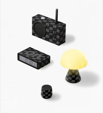 Coffret LEXON X  BASQUIAT ENCEINTE BLUETOOTH + RÉVEIL + LAMPE LED + RADIO 