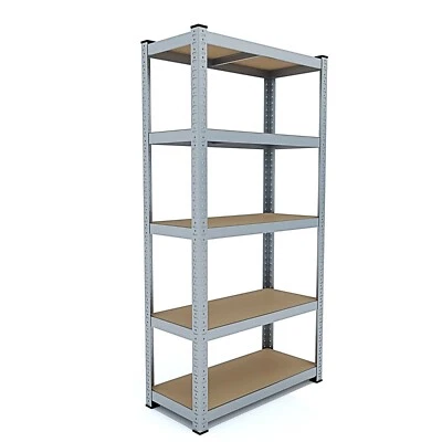 BRICOZONE Scaffalatura scaffale in metallo e legno MDF 5 ripiani alta portata 875 kg