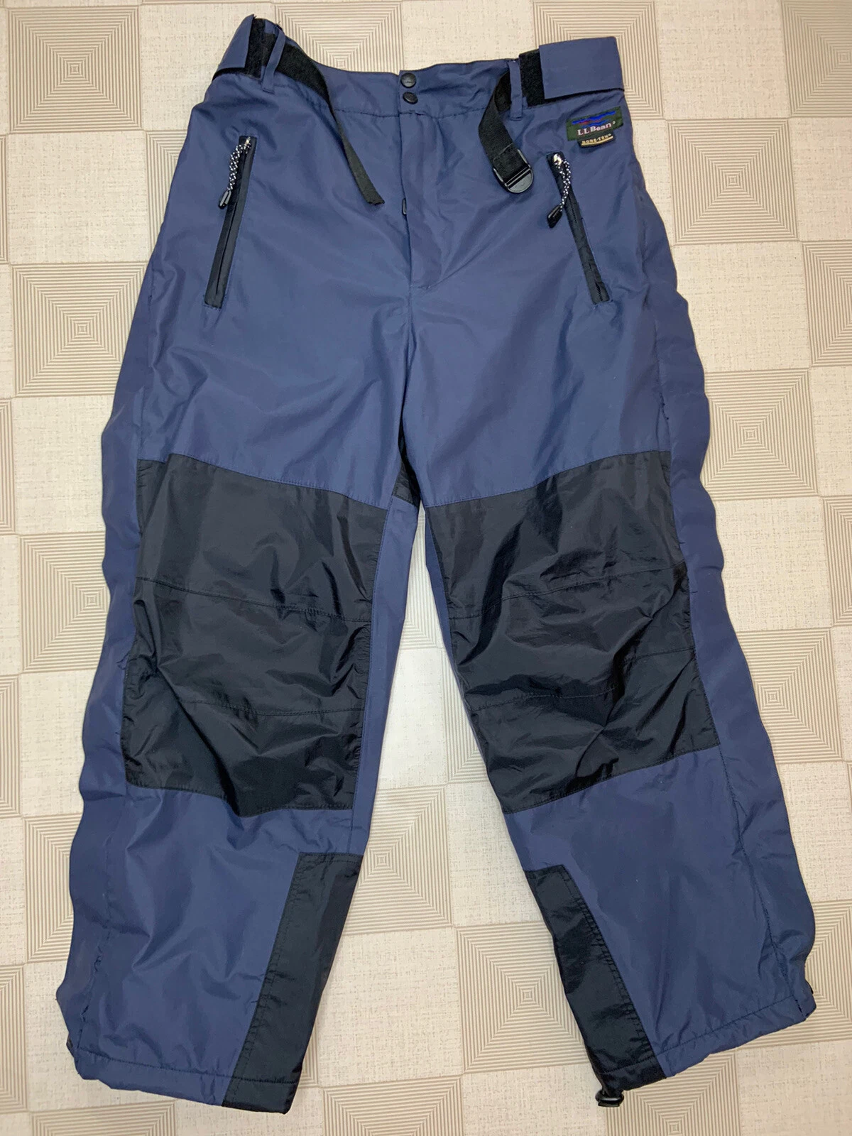 LL Bean Unisex Blue Snow Pants Size W34 L26.5