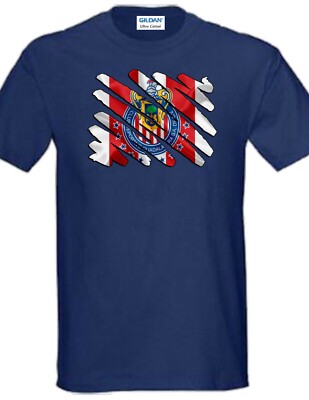 CLUB CHIVAS FC 100% COTTON 100% PRESHRUNK GILDAN SHIRT