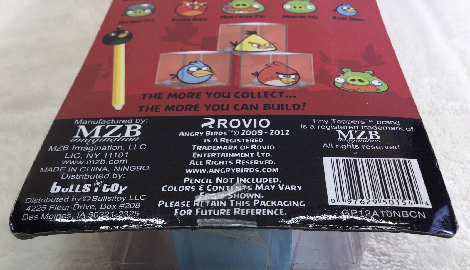 Angry Birds Tiny Toppers 4 Pack Collectible Pencil Toppers Mystery Cube - Picture 6 of 6