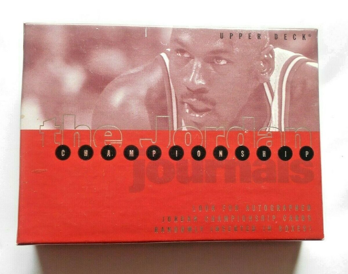 1997 Upper Deck The Jordan Championship Journals Box Set 1997 Upper Deck The Jordan Championship Journals Box Set