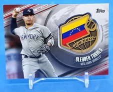 2020 TOPPS GLEYBER TORRES GLOBAL GAMES MEDALLION GGM-GT YANKEES LIMITED 02/10