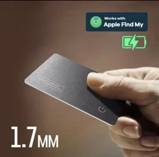 Wireless Charging Tracking Card Wallet GPS Locator. Find My App AirTag Replace