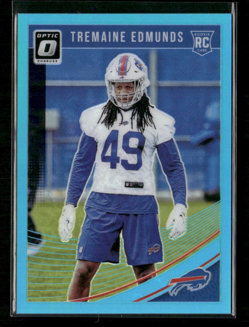 2018 Donruss Optic #107 Tremaine Edmunds Aqua #/299 RC
