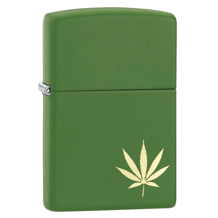 Green With Engraved Marijuana Leaf, 29588, New In Box