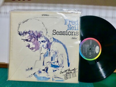 FRED NEIL SESSIONS.  FOLK  ORIGINAL US.  VINYL. VG+ LP