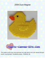 Duck Magnet - Plastic Canvas Pattern or Kit