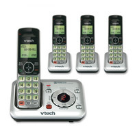 Vtech Dect 6.0 Cordless Phone, Silver/black, 4 Handsets, Cs6429-4, New. Vtech Dect 6.0 Cordless Phone, Silver/black, 4 Handsets, Cs6429-4, New.
