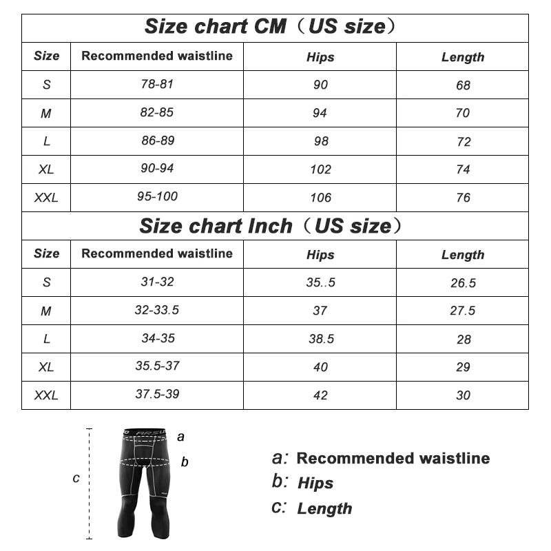 Men's Sports Camouflage Compression Bottoms 3/4 Running Leggings Stretchy - Image 2 of 4