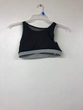 Avia Girls Studio Sports Bra, XL 14-16 , Rich Black