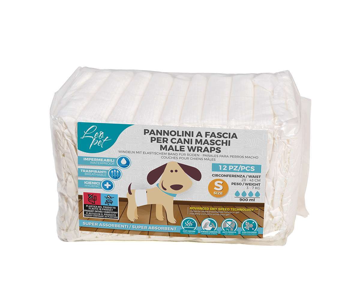Pannolini Per Cani Maschi Taglia Large - Fascia Mutanda Usa E Getta, Anti Odore, Confezione Da 36 Pezzi - Foto 5