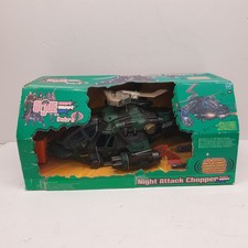 Hasbro GI Joe vs Cobra Night Attack Chopper boxed unused 2002 WORN BOX 318593