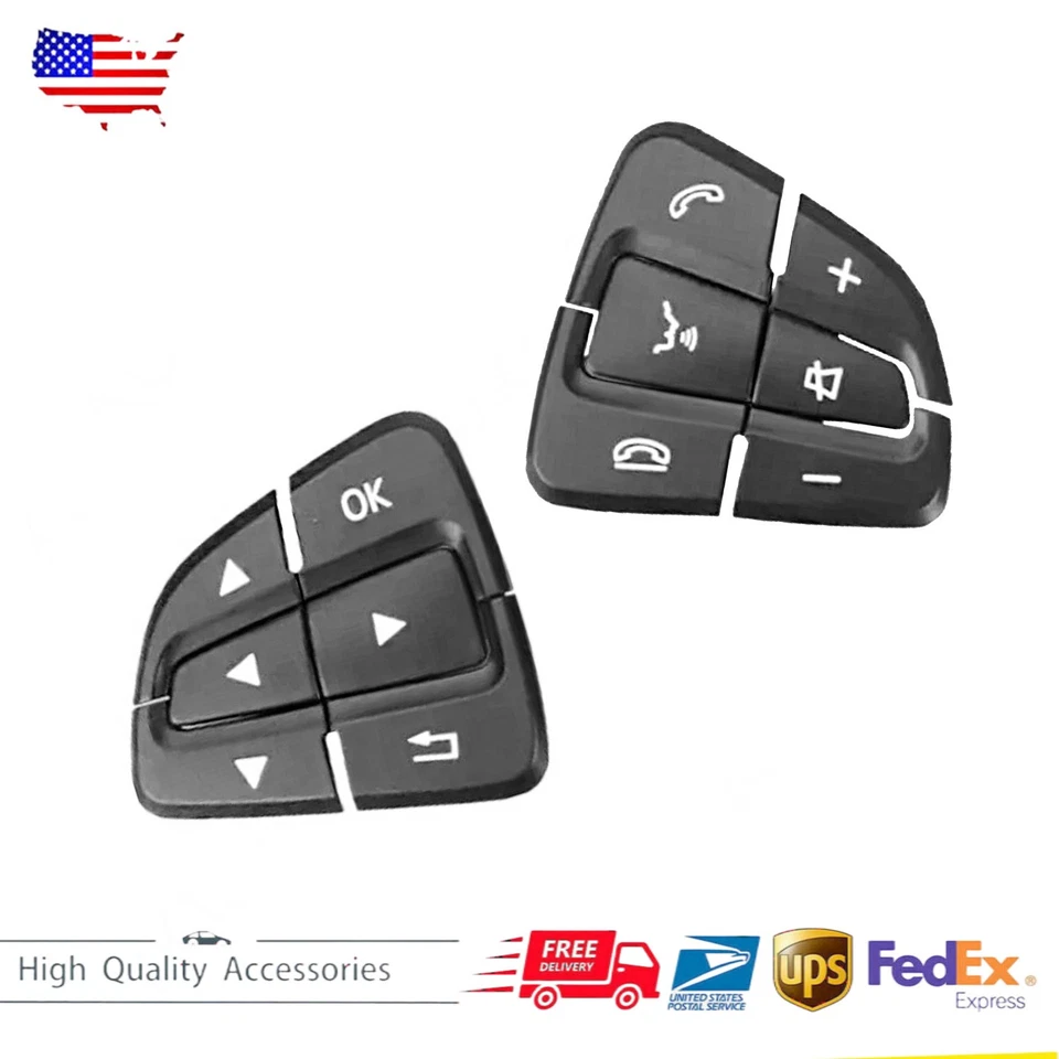 Para Benz 2015-2019 W166 C292 1 Par Volante Control Interruptor Botón Foto 2 de 4