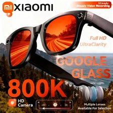 Xiaomi 8KHD AI Smart Glasses Bluetooth Camera Photochromic Voice Assistant Music