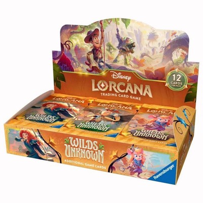 Disney Lorcana TCG WILDS UNKNOWN Booster Box - New, Factory Sealed