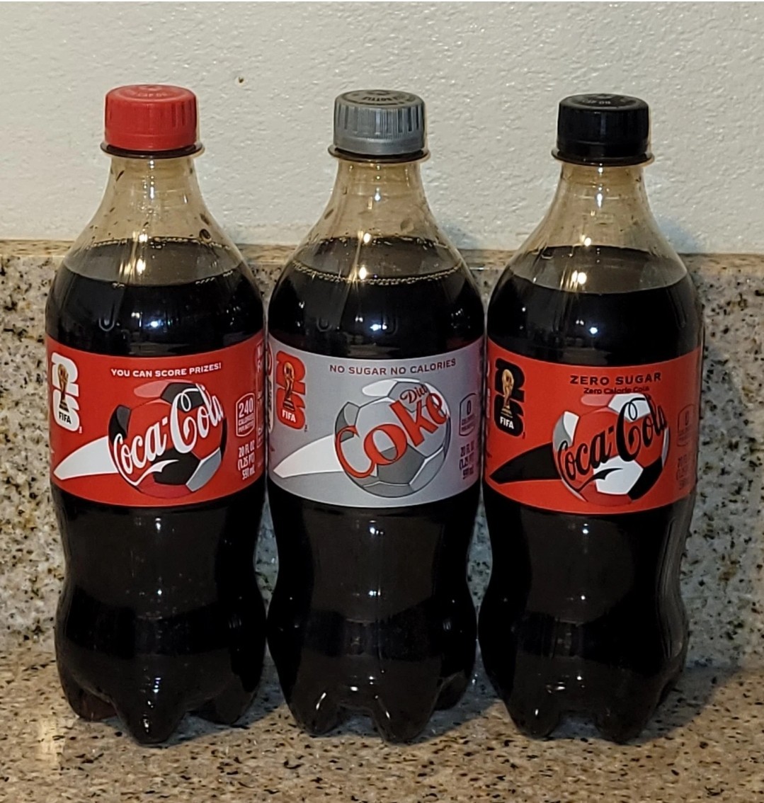 9X NEW COCA-COLA USA 2026 FIFA WORLD CUP CAN BOTTLE COKE ZERO DIET