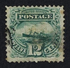 CKStamps: US Stamps Collection Scott#117 12c Pictorial Used Thin CV$125