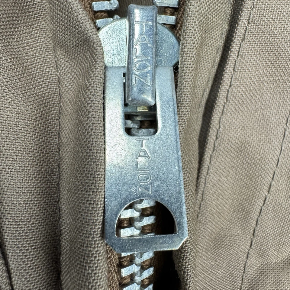 VTG 10X Hunting Vest USA Talon Zip Shooting Canvas Field Brown Men’s L - Image 3 of 4