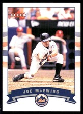 Joe McEwing 2002 Fleer #151 New York Mets MLB READ FREE SHIPPING AutographDen